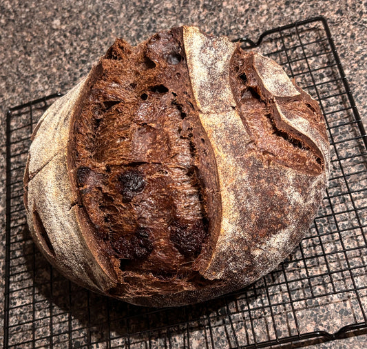 Triple Cocoa Protein Sourdough