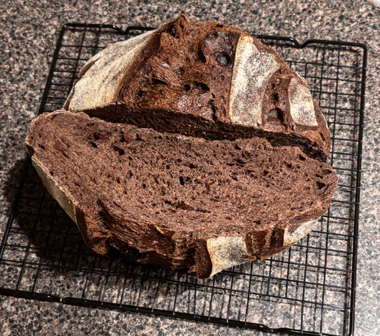 Triple Cocoa Protein Sourdough
